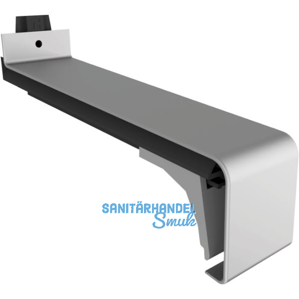 Verbinder Soft 40 mit Dichtteil Alu blank gerader Sto� 225 mm