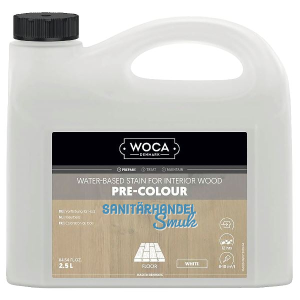 WOCA Pre-Colour Beize wei�, 2,5 Liter