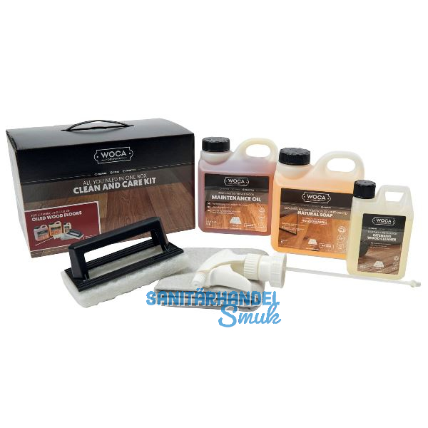 WOCA Pflegebox mit Oil Care natur
