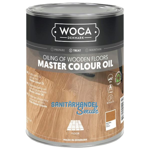 WOCA Meister Colour �l, natur 5 Liter
