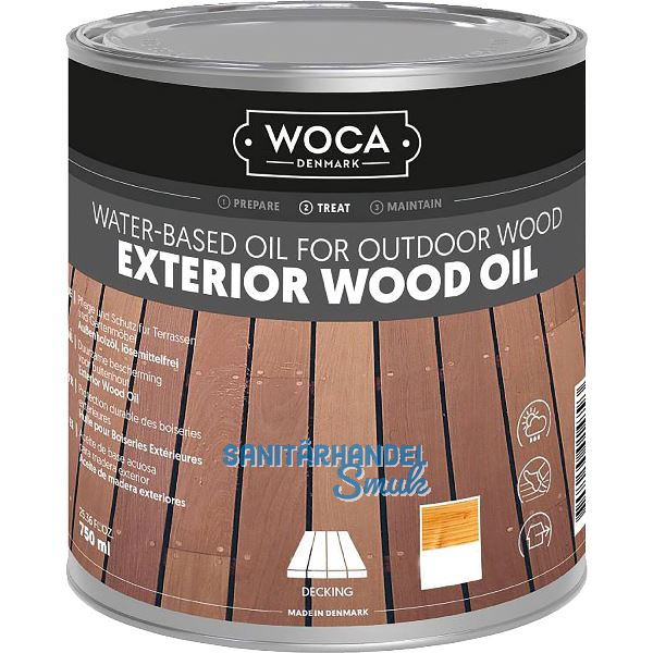 WOCA Exterior �l, Teak 0,75 Liter