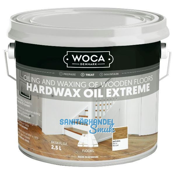 WOCA Hartwachs �l Extreme, natur 2,5 Liter