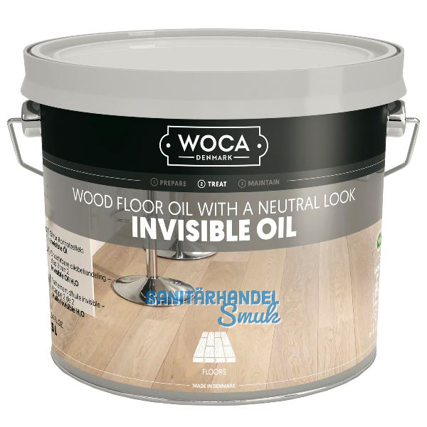 WOCA Invisible �l 2,5 Liter
