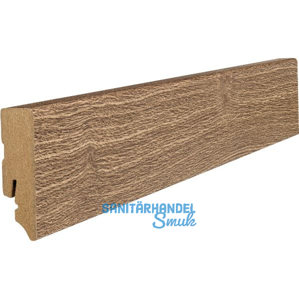 HARO Laminat Sockelleiste Bergeiche braun, Eiche Portland natur, 16/58