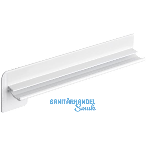 Seitenabschl�sse FB 25 Sichtbeton Alu wei� lackiert 320 mm