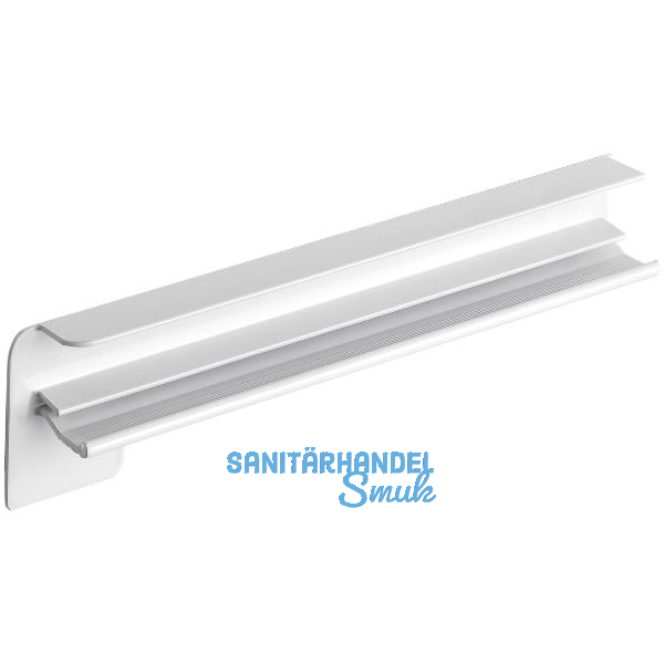 Seitenabschl�sse FB 25 Putz Alu wei� lackiert 165 mm