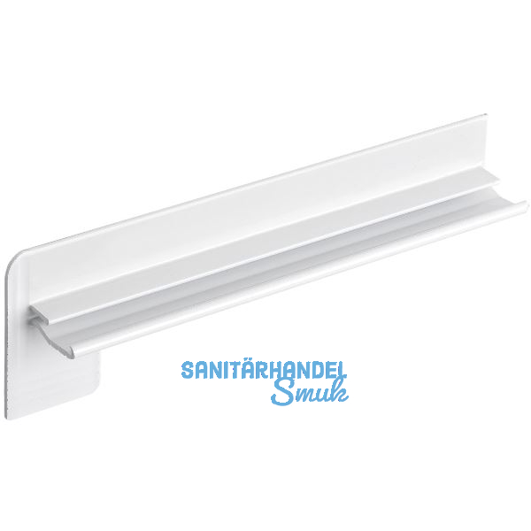 Seitenabschl�sse FB 40 Sichtbeton Alu wei� lackiert 195 mm