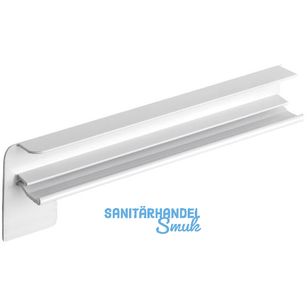 Seitenabschl�sse FB 40 Putz Alu wei� lackiert 195 mm