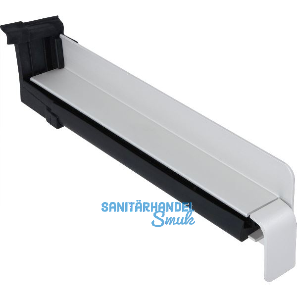 Seitenabschluss BF2504 mit Dichtteil f�r Sichtbeton Alu blank 380 mm
