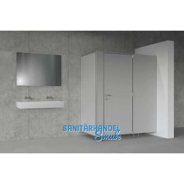 SOLIDO WC Trennwandsystem kiesel