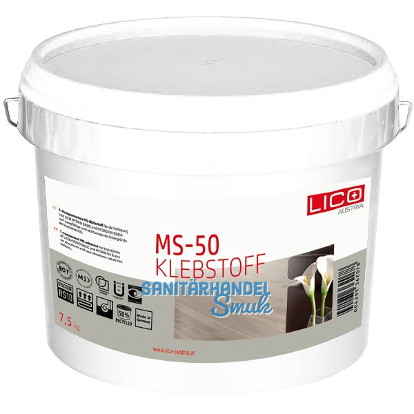 LICO 1-Komponenten Klebstoff MS-50, 7,5 kg