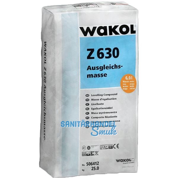 WAKOL Spachtelmasse Z630, 25 kg