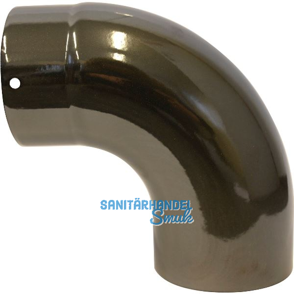 LOHBERGER Rauchrohr Bogen 90� glatt, ohne �ffnung / � 120 mm