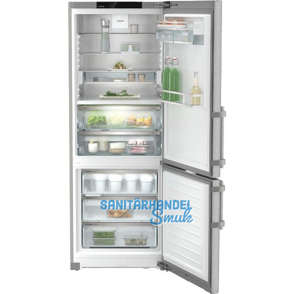 LIEBHERR Stand-K�hl-Gefrierkombination CBNsda 775i Silber