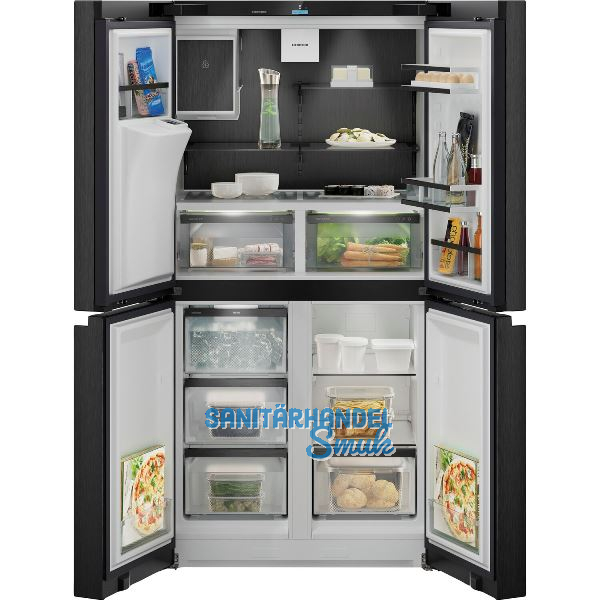 LIEBHERR French Door K�hl-Gefrierkombination MBbsdi 9028, BlackSteel