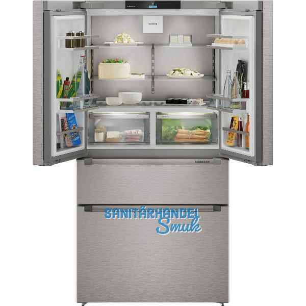 LIEBHERR French Door K�hl-Gefrierkombination MBsddi 9524, SmartSteel/Silber