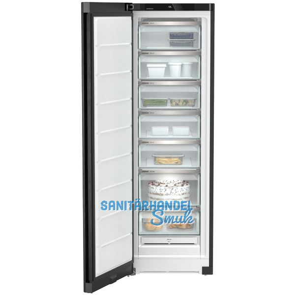 LIEBHERR Stand-Gefrierschrank SFNbdd 5227, Schwarz