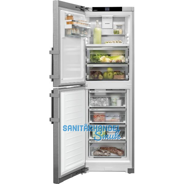 LIEBHERR Stand-K�hlschrank SBNsdd 526i mit Gefrierfach Silver