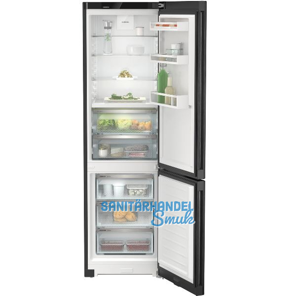 LIEBHERR Stand-K�hl-Gefrierkombination CBNbdc 573i, Schwarz -