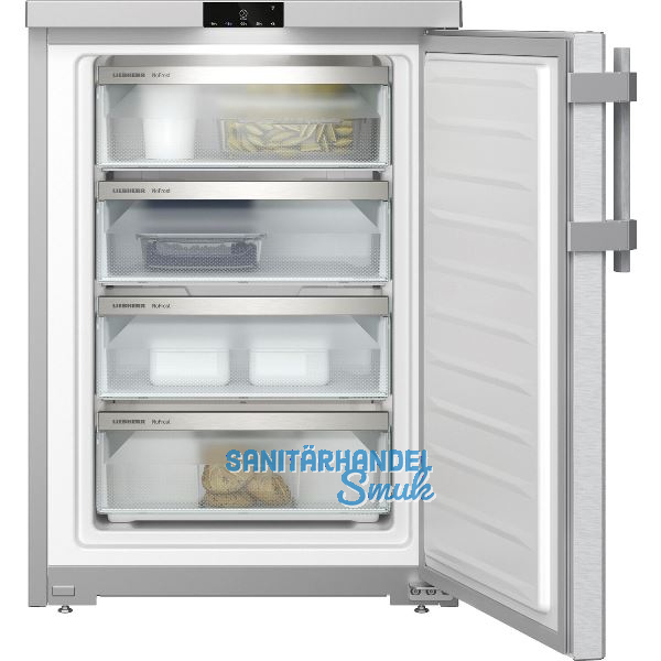 LIEBHERR Stand-Gefrierschrank FNsddi 1624, Silver