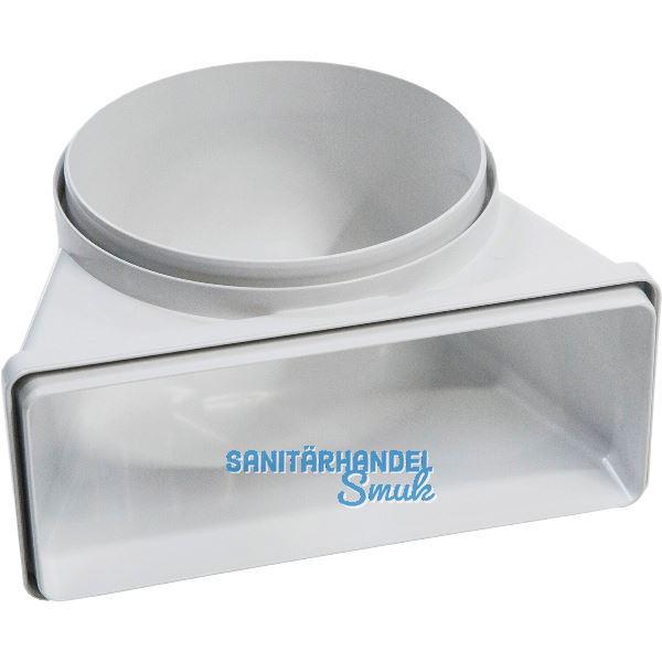 FALMEC Umlenkst�ck 90� rund auf flach