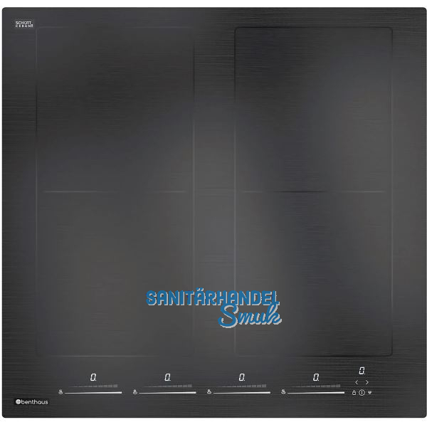BENTHAUS Kochfeld Jade 6O4T Glaskeramik Induktion autark -