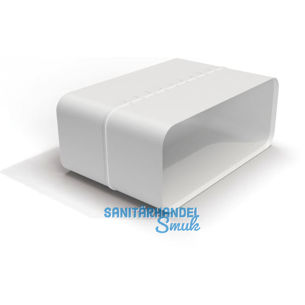 OPTIMAIRO �berschiebmuffe 222 x 89 Kunststoff wei�