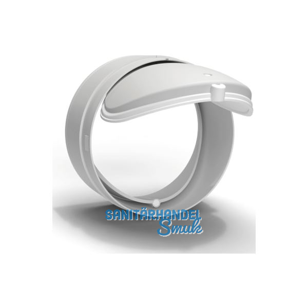 OPTIMAIRO Thermo-R�ckstauklappe NW 150 Kunststoff wei�