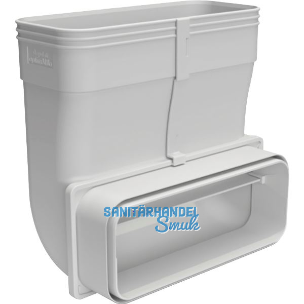 OPTIMAIRO Sockel Umlenkung 222 x 89 Kunststoff wei�