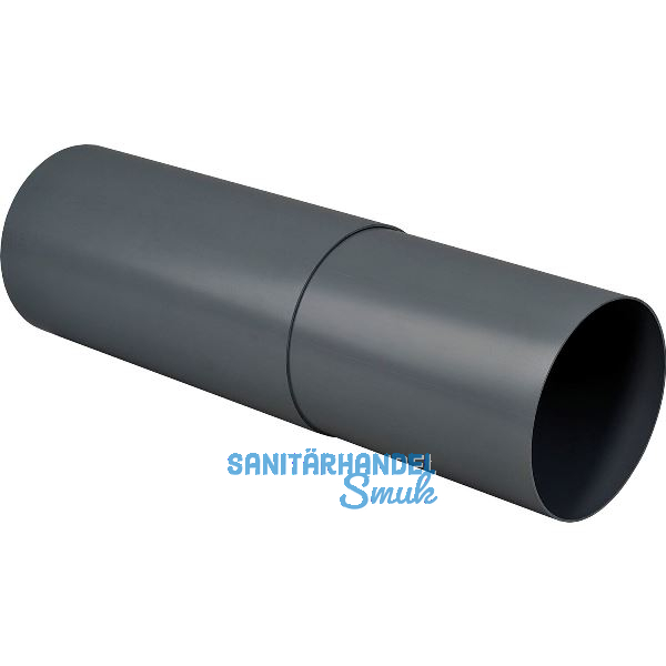 OPTIMAIRO Teleskoprohr 350 - 680 mm NW 150 Kunststoff grau