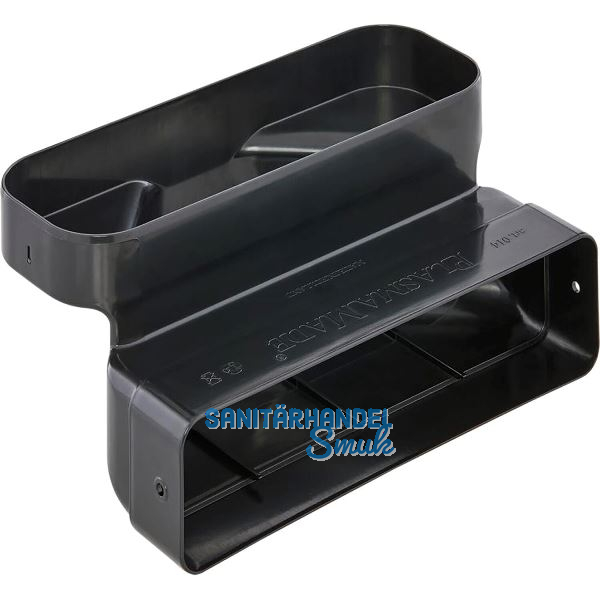 PLASMAMADE 90� Adapter Kunststoff schwarz