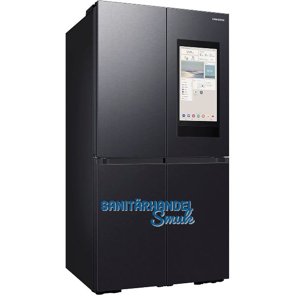 SAMSUNG French Door K�hl-Gefrierkombination 4-t�rig Family Hub�+ RF9000 Schwarz