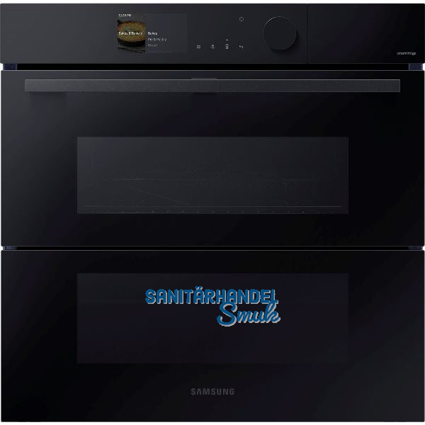 SAMSUNG Dampfbackofen Dual Cook Steam Flex NV7B6795JAK Schwarz