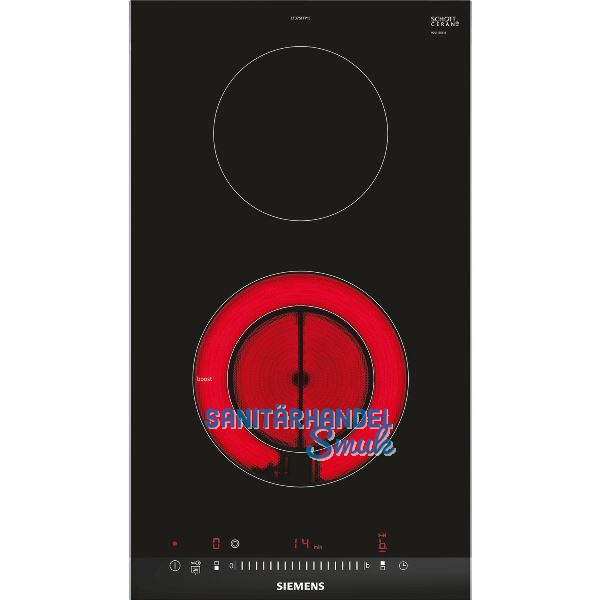 SIEMENS Kochfeld ET375FFP1E Glaskeramik Strahlungsheizung autark