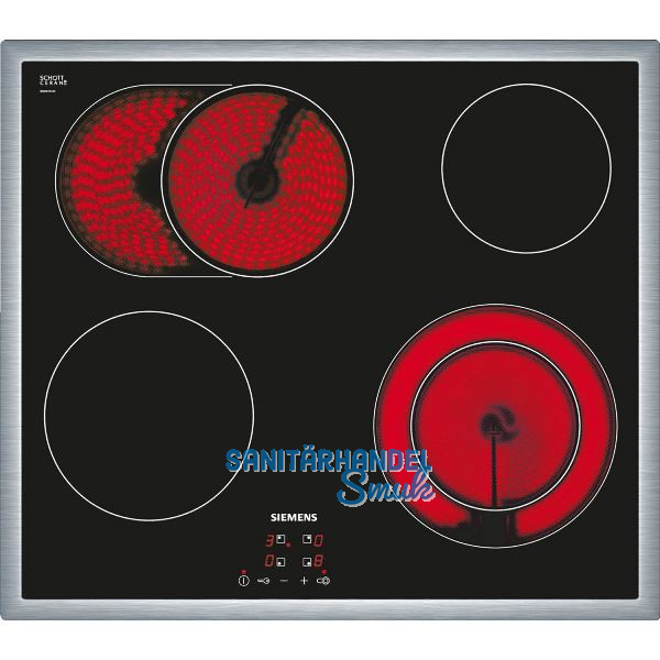 SIEMENS Kochfeld ET645HN17E Glaskeramik Strahlungsheizung autark