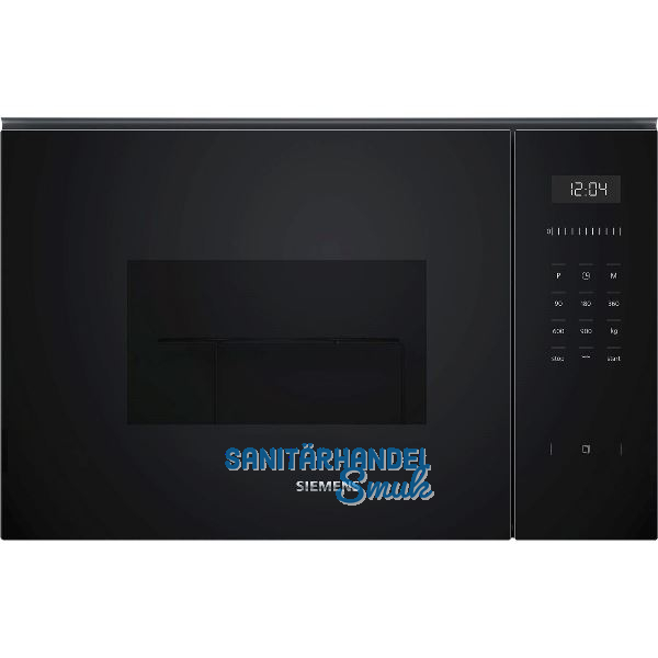 SIEMENS Einbau-Mikrowelle mit Grillfunktion BE555LMB1 Schwarz
