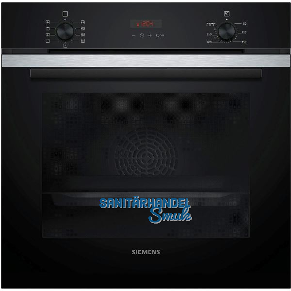 SIEMENS Backofen HB273ABS3 Schwarz