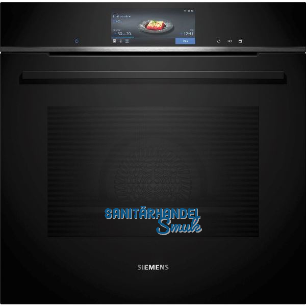 SIEMENS Dampfbackofen HS758G3B1 Schwarz -