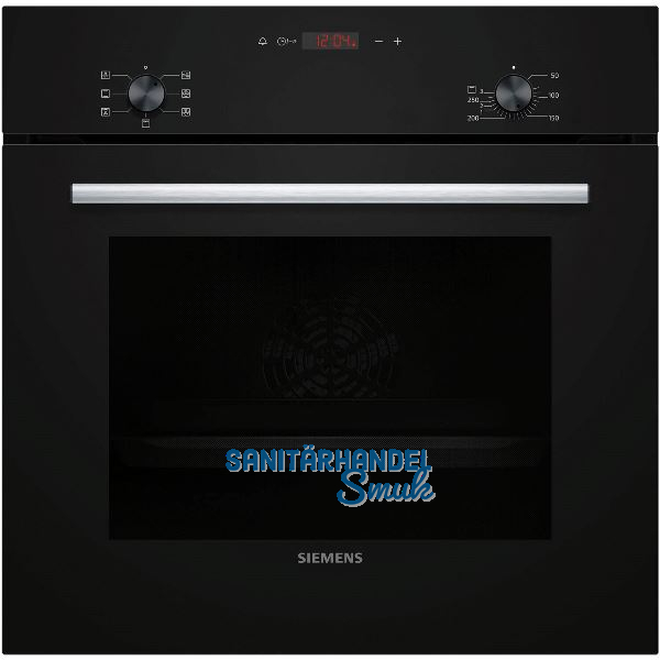 SIEMENS Backofen HB013FBB1 Schwarz