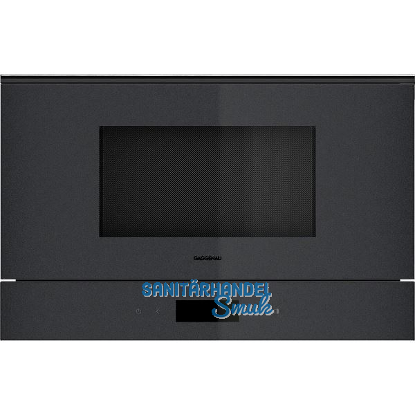 GAGGENAU Einbau-Mikrowelle GM220100 Onyx, T�ranschlag rechts