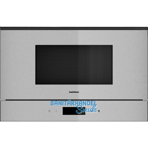 GAGGENAU Einbau-Mikrowelle GM220130 Sterling, T�ranschlag rechts