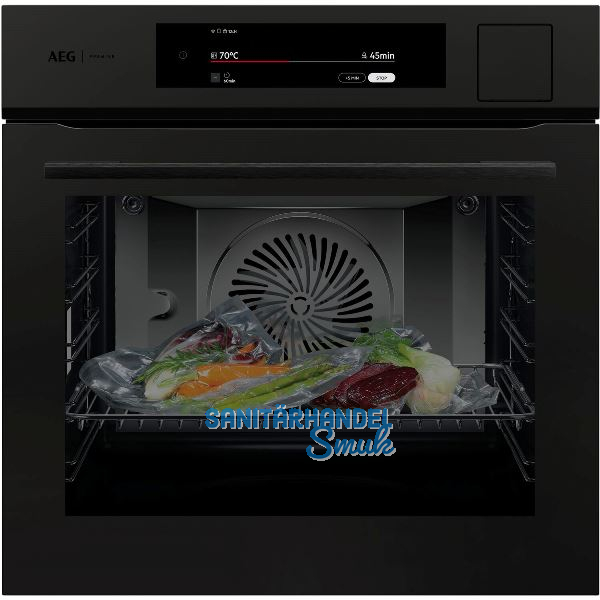 AEG Dampfbackofen BS9900T Schwarz Matt -