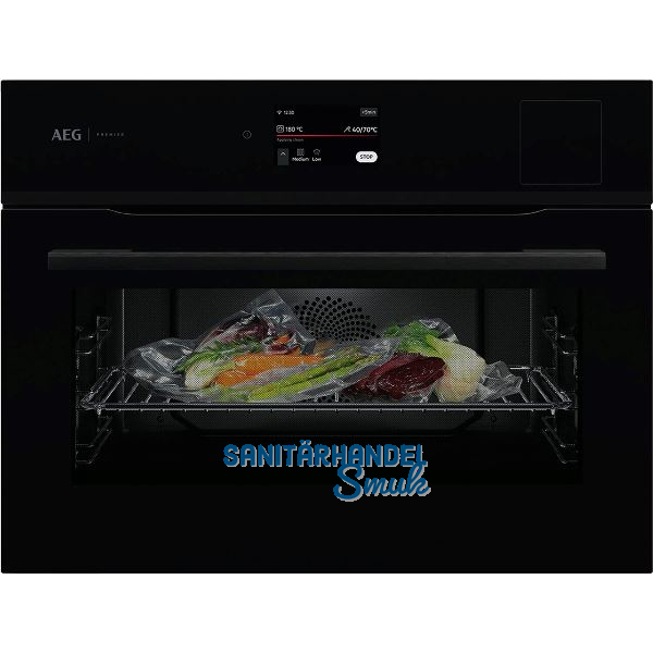 AEG Kompakt-Dampfbackofen CS7900B Schwarz -