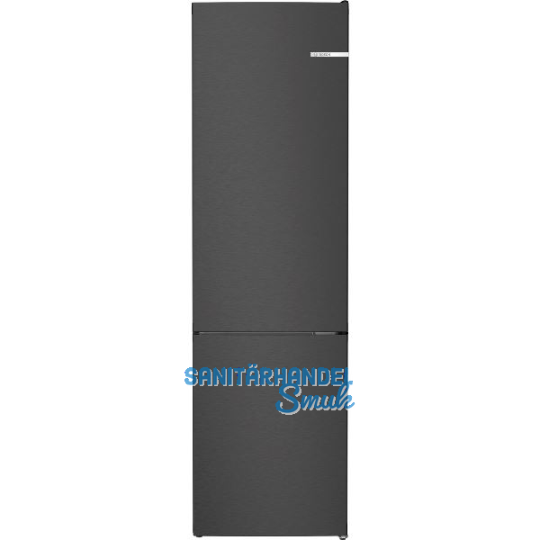 BOSCH Stand-K�hl-Gefrierkombination KGN392XCF Edelstahl Schwarz, 2030 mm