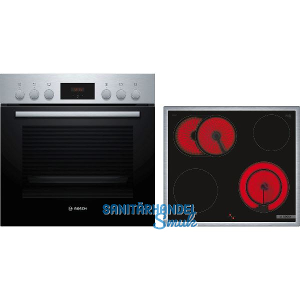 BOSCH Herd-Set HND211FH61 Edelstahl