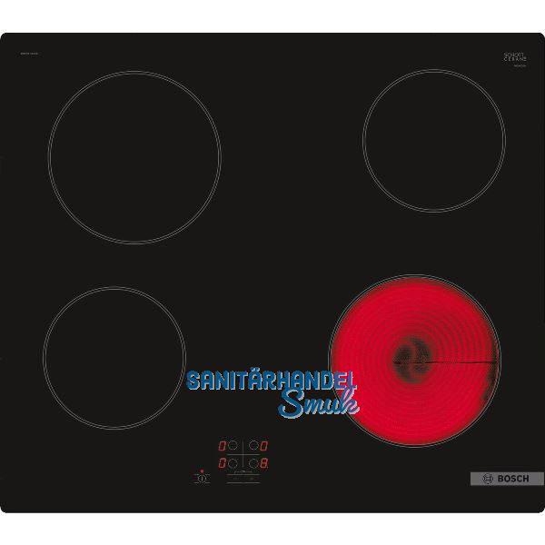 BOSCH Kochfeld PKE61RAA2E Glaskeramik Strahlungsheizung autark