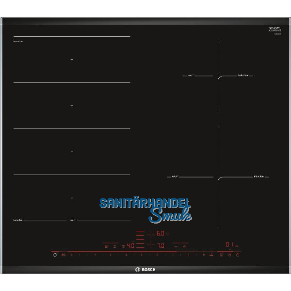 BOSCH Kochfeld PXE675DC1E Glaskeramik Induktion autark
