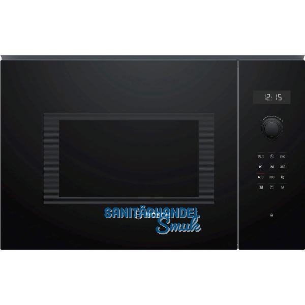 BOSCH Einbau-Mikrowelle mit Grill BEL554MB0, Schwarz