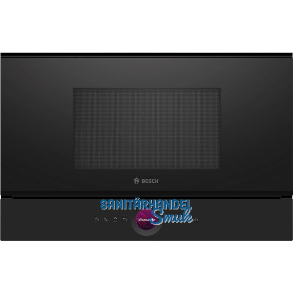 BOSCH Einbau-Mikrowelle BFL7221B1 Schwarz, T�ranschlag links