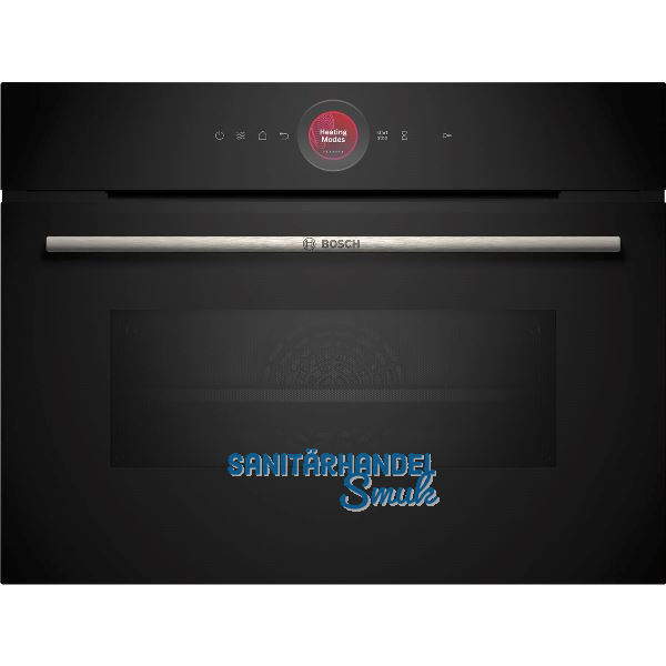 BOSCH Kompakt-Backofen mit Mikrowelle CMG7241B1 Schwarz